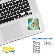 Panama City Beach Sticker | Florida Decal, Tropical Vacation Souvenir, Waterproof Beach Decor & Travel Accessory