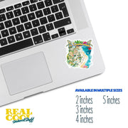 Ft Lauderdale Sticker | Waterproof, Vinyl Decal | Perfect for Laptops, Water Bottles & Travel | Florida Souvenir Gift