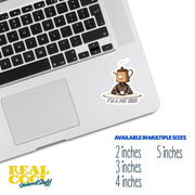 I'm A Pothead Sticker - Funny Coffee Sticke, Cute Humorous Decor, Ideal Gift for Friends & Family