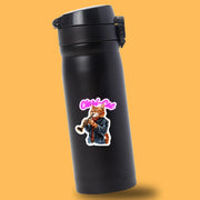 Clari-Cat Sticker | Clarinet Playing Cat | Fun Musician Cat Art | Cute Cat Decal | Gifts for Musicians & Cat Lovers