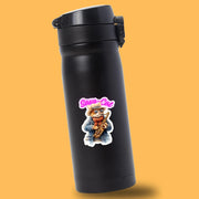 Saxo-Cat Sticker | Saxophone Playing Cat | Fun Musician Cat Art | Cute Cat Decal | Gifts for Musicians & Cat Lovers