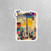 Seattle Sticker - Vintage Seattle Sticker - Space Needle Sticker