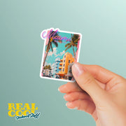 Miami Beach Sticker - Vintage Miami Beach Sticker - South Beach Sticker