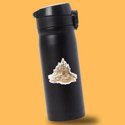 Sandcastle Sticker - Cute Sandcastle Gift for Beach Lovers & Summer Fun, Waterproof Vinyl Decal for Laptops, Water Bottles More