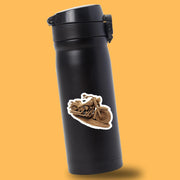 Sand Cycle Sticker - Cute Sand Motorcycle Sticker for Laptop, Car, or Helmet | Gift for Bike Lovers & Adventurers