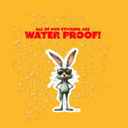 Cool Rabbit Sticker - Funny Sunglasses Rabbit Decal, Waterproof Vinyl, Cute Car Sticker & Party Favor for Rabbit Lovers