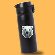 Polar Bear Sticker | Polar Bear Head Decal for Walls & Laptops | Fun Animal Decor