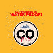 Colorado Pride Sticker - Colorado State Abbreviation Decal for Car, Laptop & Water Bottle | Perfect Colorado Gift Souvenir