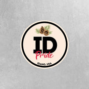 Idaho Pride Sticker - Idaho State Abbreviation Decal for Car, Laptop & Water Bottle | Perfect Idaho Gift Souvenir
