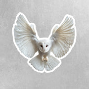 Barn Owl Sticker | Cute Wildlife Decal for Nature Lovers | Perfect Gift for Bird Watchers & Owl Enthusiasts