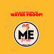 Maine Pride Sticker - Maine State Abbreviation Decal for Car, Laptop & Water Bottle | Perfect Maine Gift Souvenir