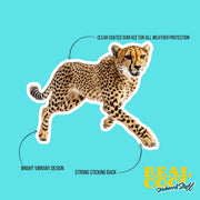 Cheetah Sticker - Cheetah Decal - Running Cheetah Sticker
