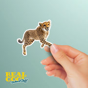Cheetah Sticker - Cheetah Decal - Running Cheetah Sticker
