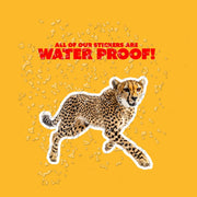 Cheetah Sticker - Cheetah Decal - Running Cheetah Sticker