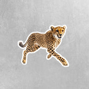 Cheetah Sticker - Cheetah Decal - Running Cheetah Sticker