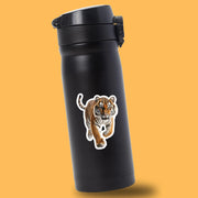 Tiger Sticker | Tiger Running Decal | Orange Tiger Decal