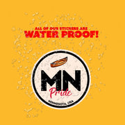 Minnesota Pride Sticker - Minnesota State Abbreviation Decal for Car, Laptop & Water Bottle | Perfect Minnesota Gift Souvenir