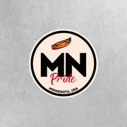 Minnesota Pride Sticker - Minnesota State Abbreviation Decal for Car, Laptop & Water Bottle | Perfect Minnesota Gift Souvenir