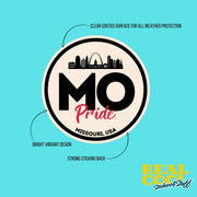 Missouri Pride Sticker - Missouri State Abbreviation Decal for Car, Laptop & Water Bottle | Perfect Missouri Gift Souvenir