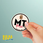 Montana Pride Sticker - Montana State Abbreviation Decal for Car, Laptop & Water Bottle | Perfect Montana Gift Souvenir