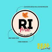 Rhode Island Pride Sticker - Rhode Island Abbreviation Decal for Car, Laptop & Water Bottle | Perfect Rhode Island Gift Souvenir