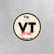 Vermont Pride Sticker - Vermont Abbreviation Decal for Car, Laptop & Water Bottle | Perfect Vermont Gift Souvenir