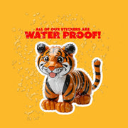 Balloon Tiger Sticker - Tiger Sticker - Fun Tiger Decal - Balloon Animal Sticker