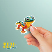 Balloon Gecko Sticker - Gecko Sticker - Fun Gecko Decal - Balloon Animal Sticker