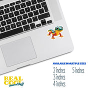 Balloon Gecko Sticker - Gecko Sticker - Fun Gecko Decal - Balloon Animal Sticker