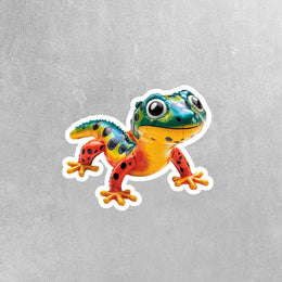 Balloon Gecko Sticker - Gecko Sticker - Fun Gecko Decal - Balloon Animal Sticker