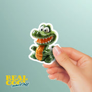 Balloon Gator Sticker - Gator Sticker - Fun Gator Decal - Balloon Animal Sticker