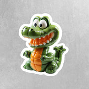 Balloon Gator Sticker - Gator Sticker - Fun Gator Decal - Balloon Animal Sticker