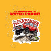 4x4 Truck Sticker - The Weekender Sticker - Off Road Truck Sticker
