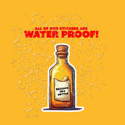 Message In A Bottle Sticker - Funny Waterproof Sticker for Gifts, Party Decor & Scrapbooking, Cute Design, Unique Gift Idea