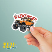 4x4 Truck Sticker - The Weekender Sticker - Off-Road Truck Sticker - Rock Climber Sticker