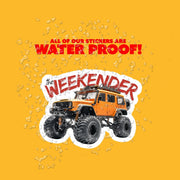 4x4 Truck Sticker - The Weekender Sticker - Off-Road Truck Sticker - Rock Climber Sticker