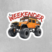 4x4 Truck Sticker - The Weekender Sticker - Off-Road Truck Sticker - Rock Climber Sticker