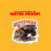 4x4 Truck Sticker - The Weekender Sticker - Off-Road Truck Sticker - Rock Climber Sticker