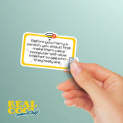 Funny Sticker - One Liner Sticker - Internet Sticker - Getting Married Sticker