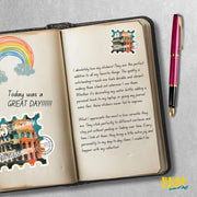 Rome Sticker - Colosseum Sticker - Italy Stamp Sticker