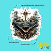 Stingray Sticker - Manta-Ray Sticker - Stingray Decal