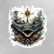 Stingray Sticker - Manta-Ray Sticker - Stingray Decal