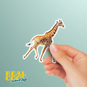 Giraffe Sticker - Cute Animal Decal for Water Bottle, Playful Giraffe Sticker, Gifts for Animal Lovers