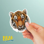 Tiger Sticker | Tiger Head Decal | Orange Tiger Decal