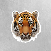 Tiger Sticker | Tiger Head Decal | Orange Tiger Decal
