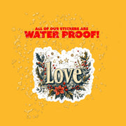 Love Sticker | Cute Love Quotes Decal | Aesthetic Vinyl Stickers for Laptops, Water Bottles, & Notebooks | Gifts for Her