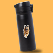 German Shepherd Sticker | Perfect for Dog Lovers, Vinyl Decal, Car Window, Laptop, Waterproof, Cute Animal Art, Pet Gifts & Decor