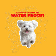 Maltese Running Sticker - Maltese Decal for Water Bottles, Car & Laptop - Cute Maltese Dog Vinyl Art