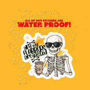 All of My Flabbers Are Gasted Sticker | Funny Quote Vinyl Decal for Laptops, Water Bottles & More | Gift for Friends