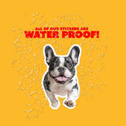 French Bulldog Running Sticker - Frenchie Decal for Water Bottles, Car & Laptop - Cute French Bulldog Dog Vinyl Decal